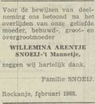 Mannetje Willemina Arentje 1890-1968 NBC-13-02-1968.jpg